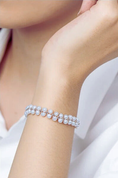 Double Layer Pearl Bracelet