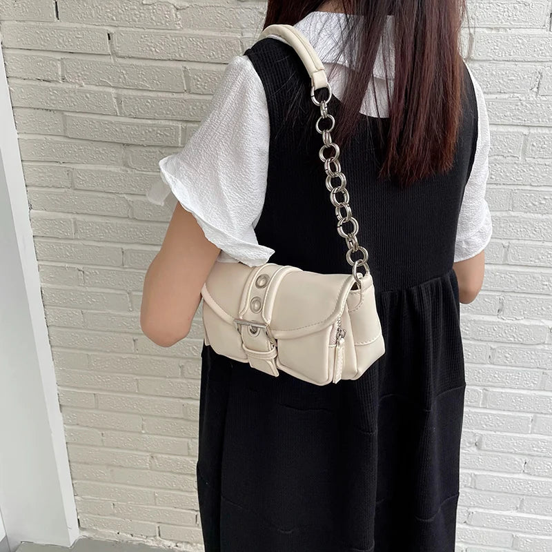 Retro Women's Chain Small Shoulder Bag