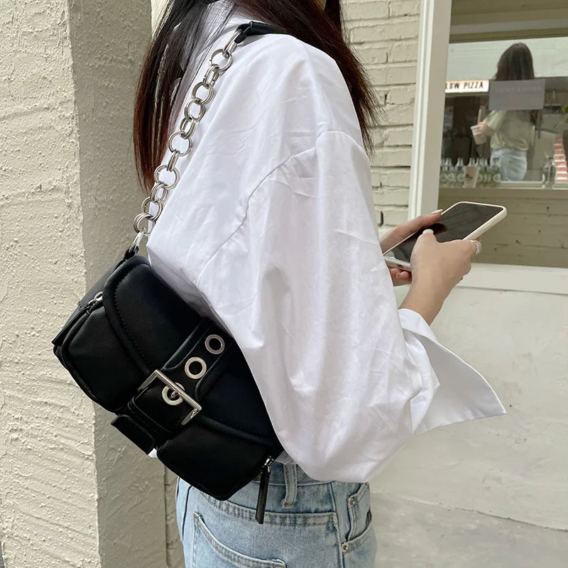 Retro Women's Chain Small Shoulder Bag
