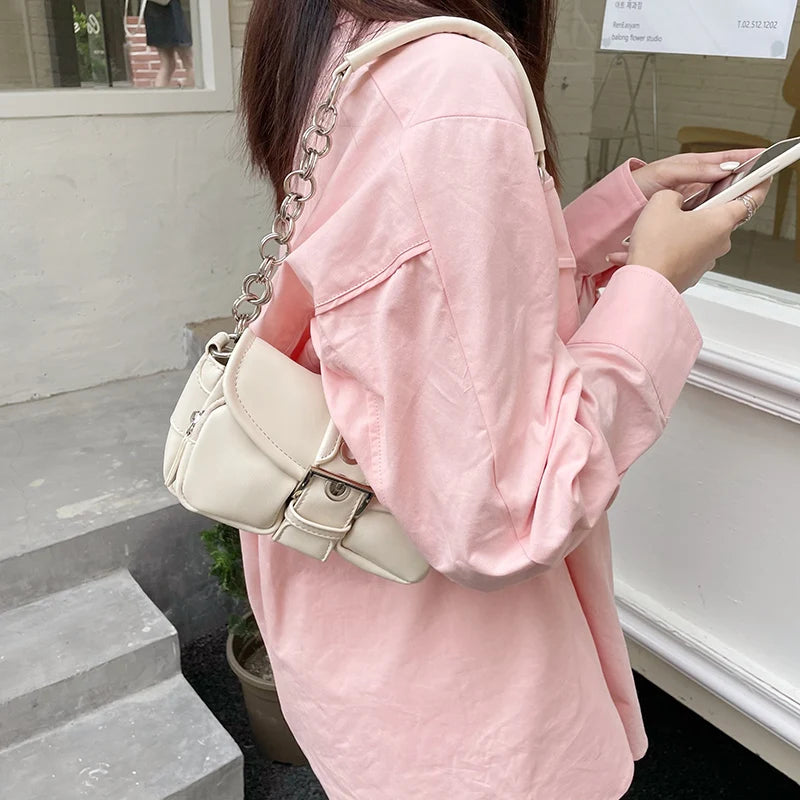 Retro Women's Chain Small Shoulder Bag