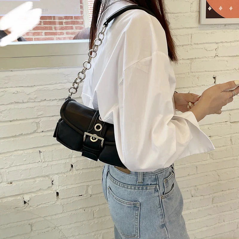 Retro Women's Chain Small Shoulder Bag