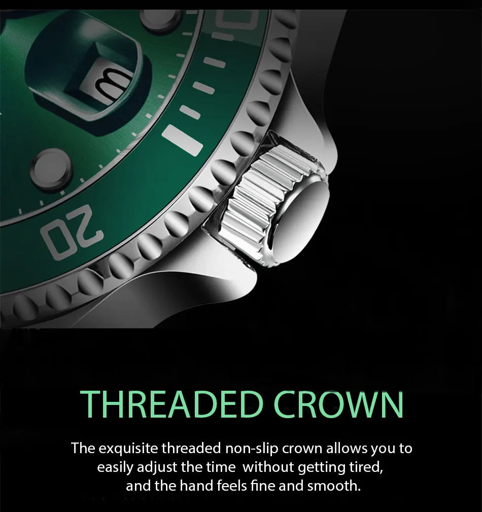 Men's Luxury Wristwatch Luxury, Date Quartz  Stainless Steel Watch