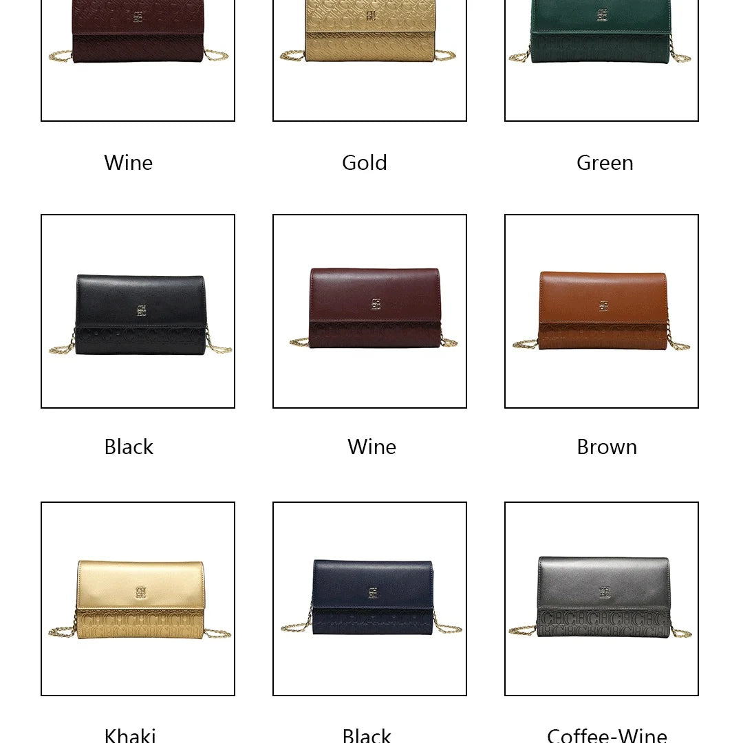Exquisite Craftsmanship Women's Crossbody Bag. Luxury Design Chain Bag