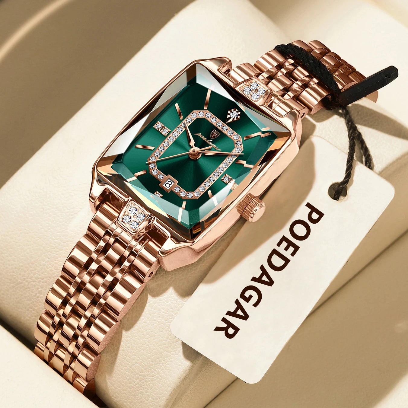 Luxury Ladies Wristwatch. Waterproof and Stainless Steel