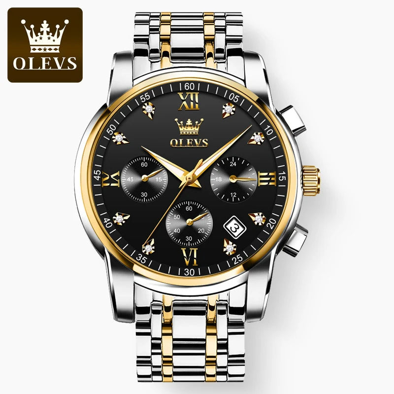 Luxury Stainless Steel Wristwatch For Men