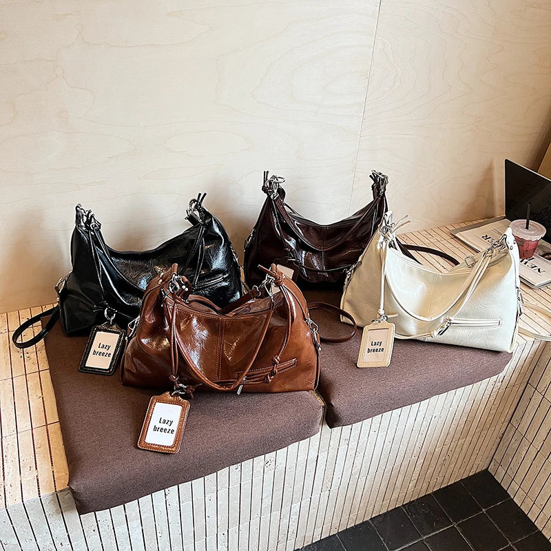 Leather Crossbody Shoulder Bag for Women 2025 Luxury Designer