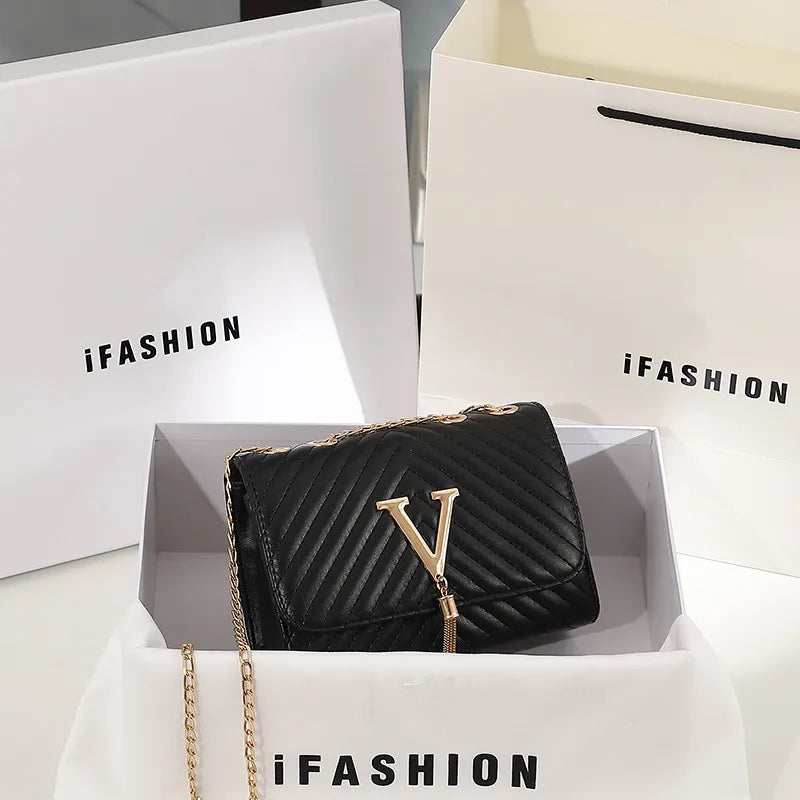 Embroidery Women Crossbody Bag Thread Luxury Handbag.Shoulder Bag