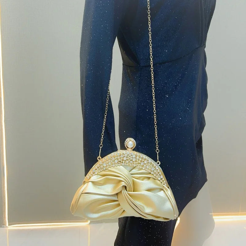 Luxury Women  Fashion Design Handbags Sparkling Banquet Clutch Bag