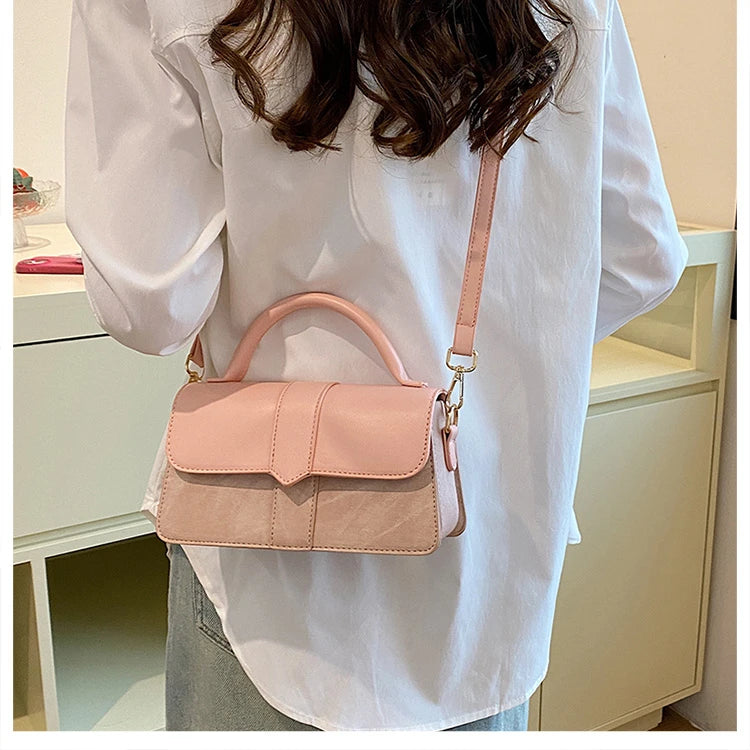 Leather Shoulder Bag.Fashion Crossbody Bags Vintage  Underarm Bag