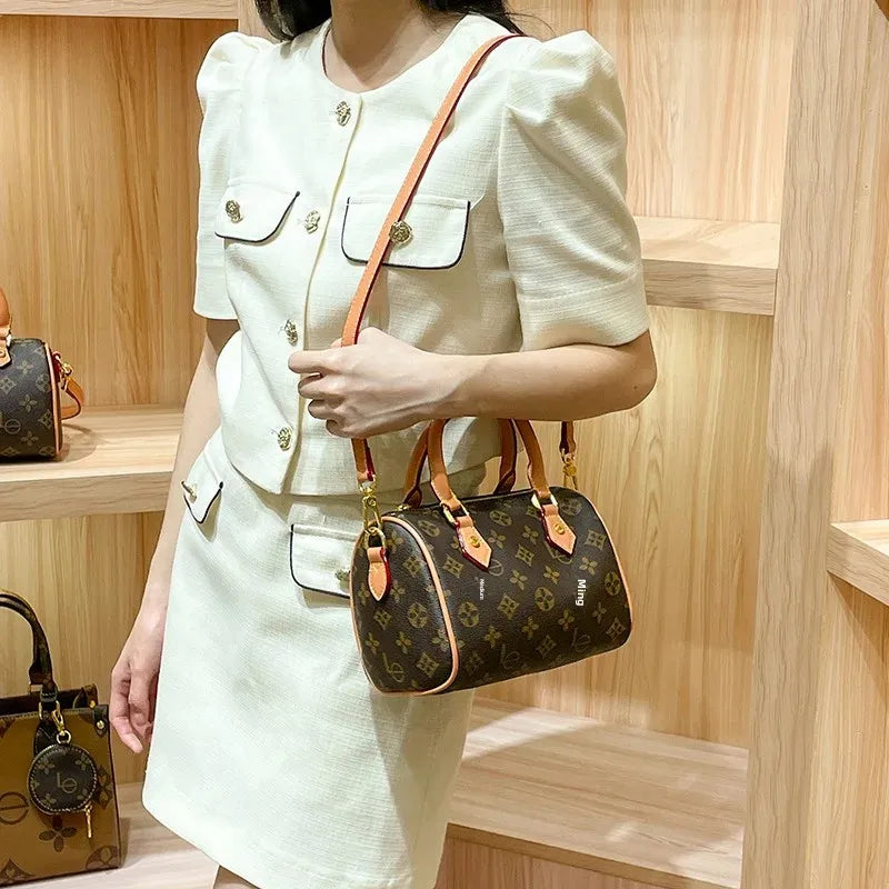 Women's Pillow Handbag Vintage Floral.Fashionable And Stylish Bag