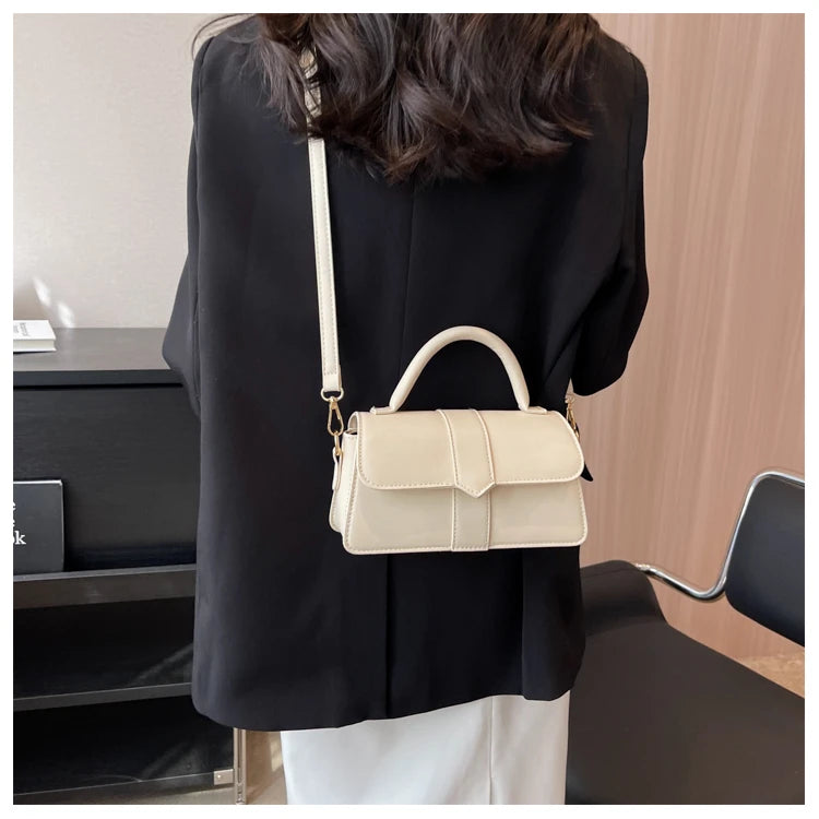 Leather Shoulder Bag.Fashion Crossbody Bags Vintage  Underarm Bag