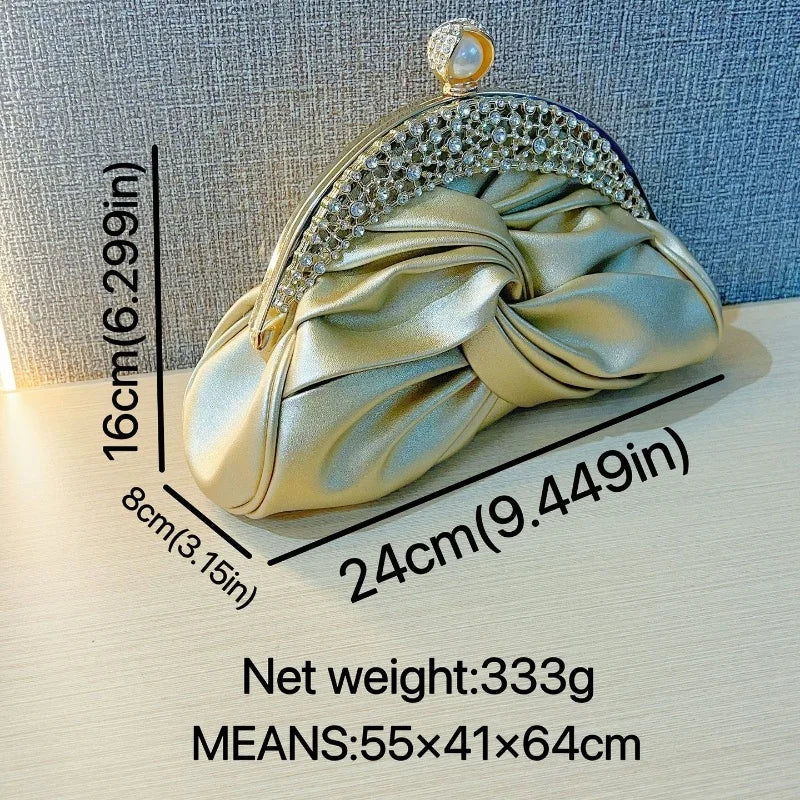 Luxury Women  Fashion Design Handbags Sparkling Banquet Clutch Bag