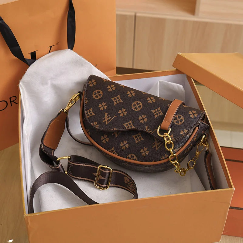 Designer Luxury Crossbody Shoulder Handbag.Women's Clutch Travel Tote Bag