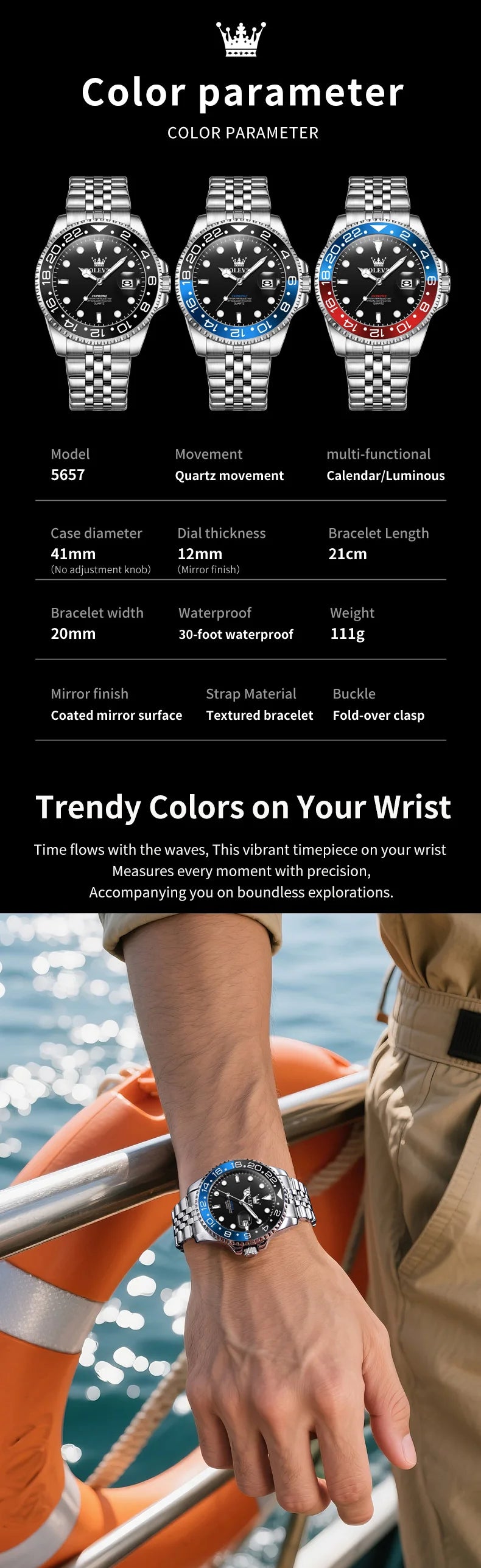 Watch Man Luxury Sports Quartz Watch