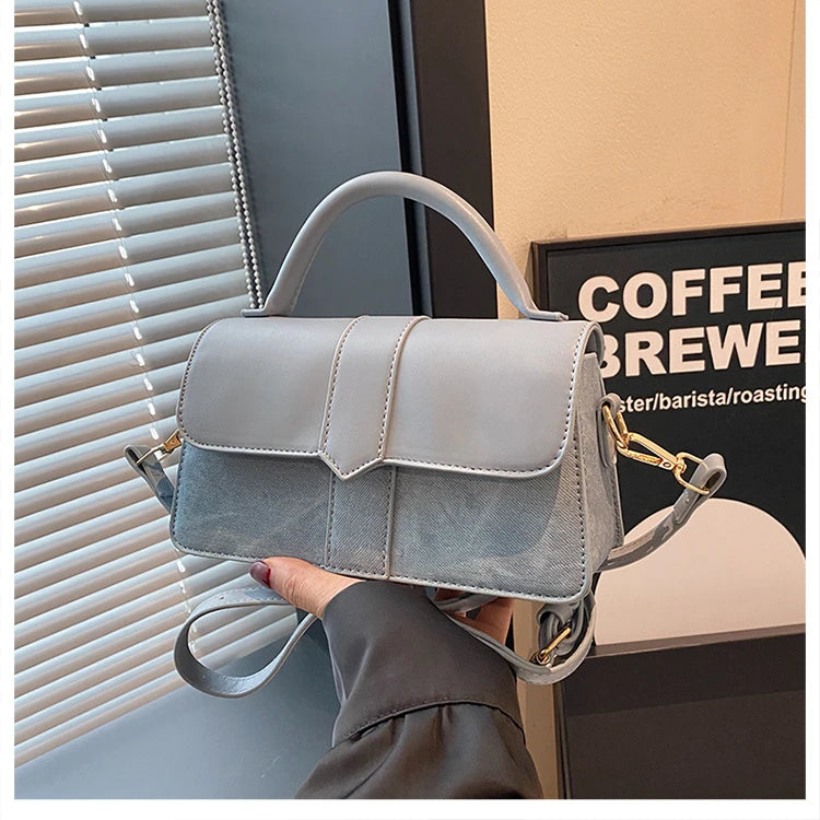 Leather Shoulder Bag.Fashion Crossbody Bags Vintage  Underarm Bag