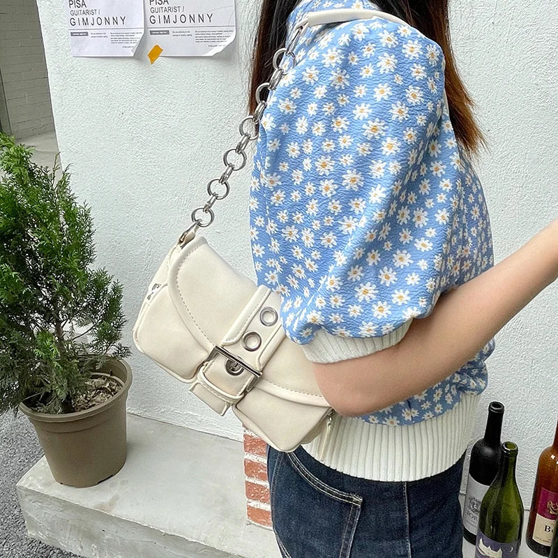 Retro Women's Chain Small Shoulder Bag