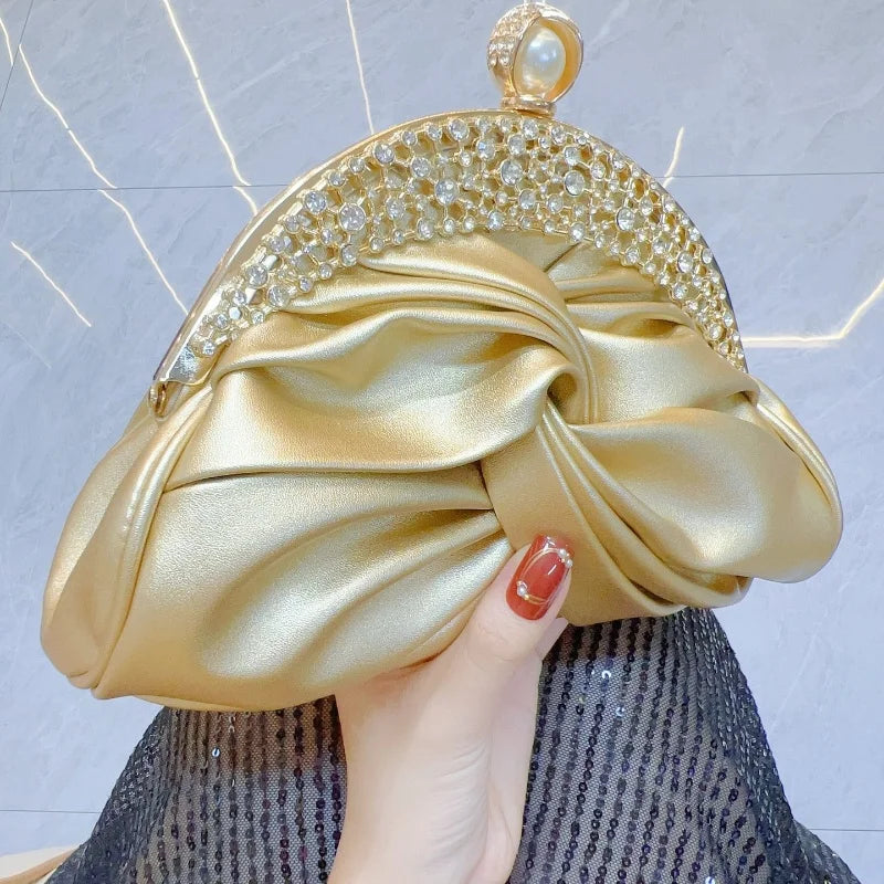 Luxury Women  Fashion Design Handbags Sparkling Banquet Clutch Bag
