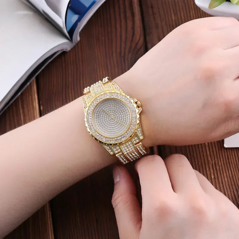 Fashion Crystal Full Steel Women Watches Ladies Wristwatch Quartz Woman