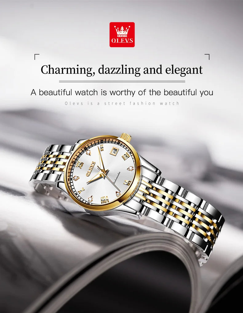 Watches for Men and Women Waterproof Watches His or Hers Lover's Watch Set