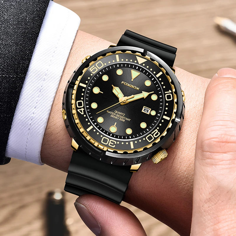 Fashion Spirt Watch For Men Top Brand Luxury