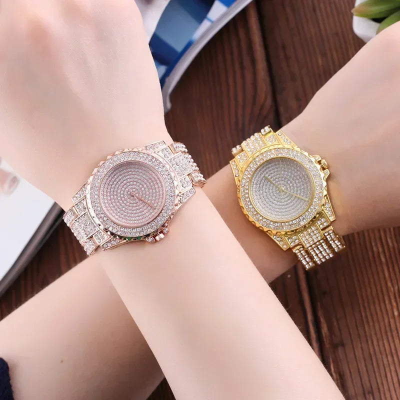 Fashion Crystal Full Steel Women Watches Ladies Wristwatch Quartz Woman