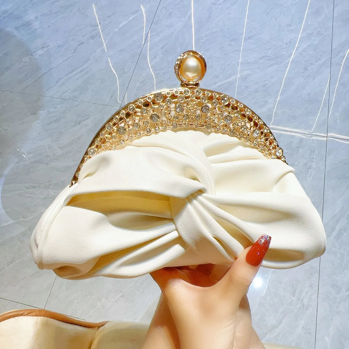 Luxury Women  Fashion Design Handbags Sparkling Banquet Clutch Bag