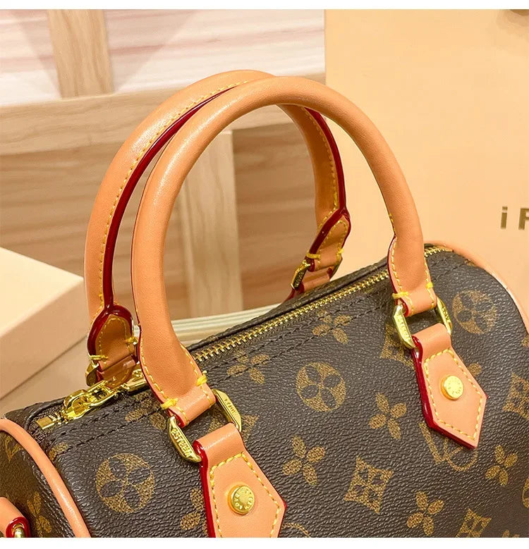 Women's Pillow Handbag Vintage Floral.Fashionable And Stylish Bag