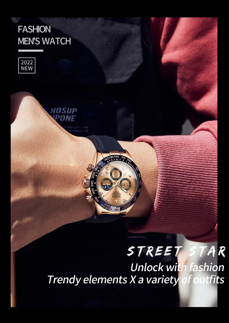 Men's Watch "New" Luxury Quartz Watch