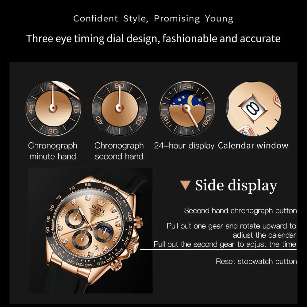 Men's Watch "New" Luxury Quartz Watch