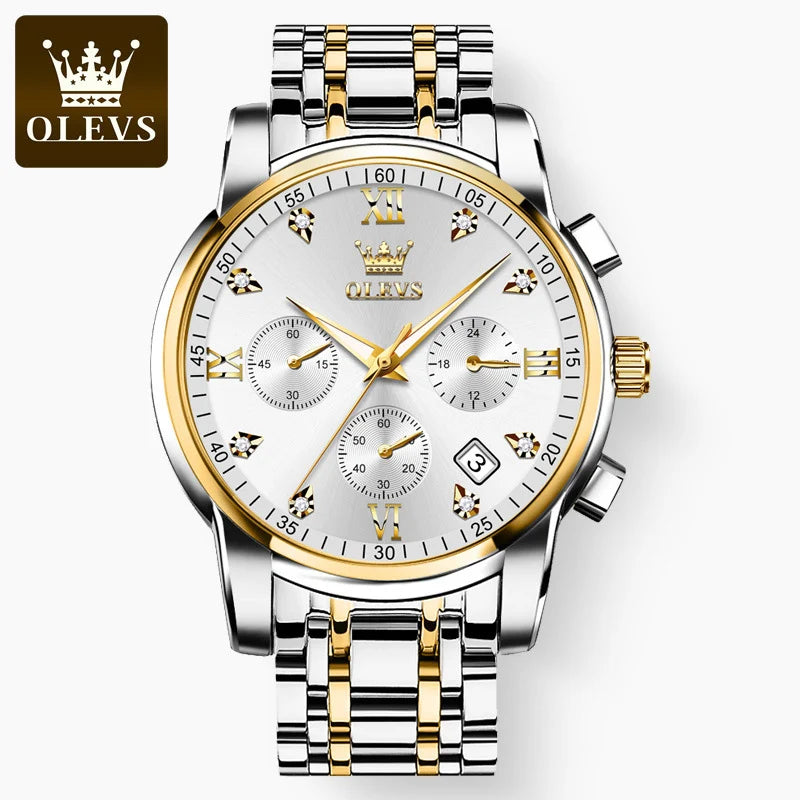 Luxury Stainless Steel Wristwatch For Men