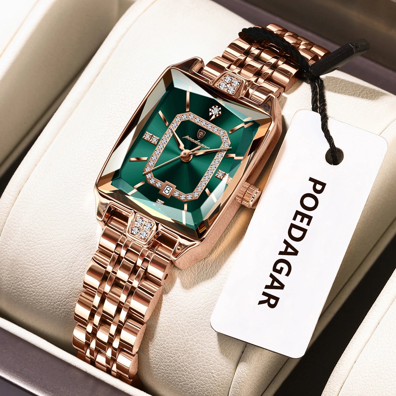 Luxury Ladies Wristwatch. Waterproof and Stainless Steel