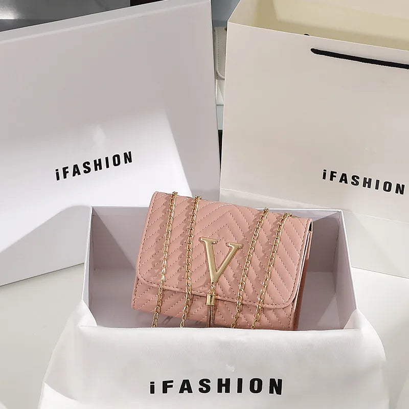 Embroidery Women Crossbody Bag Thread Luxury Handbag.Shoulder Bag