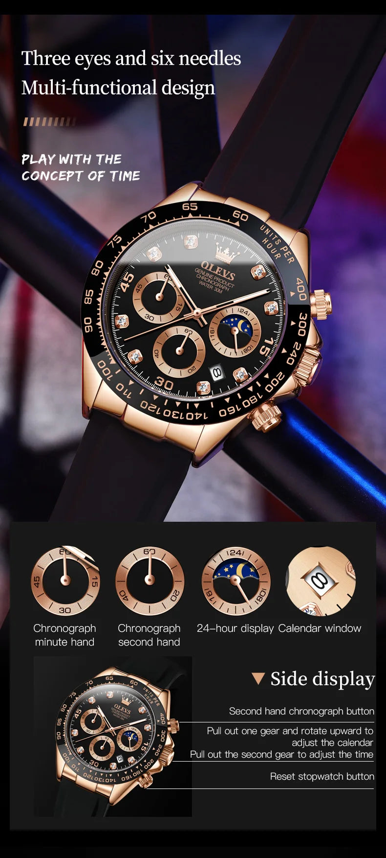 Men's Watch "New" Luxury Quartz Watch