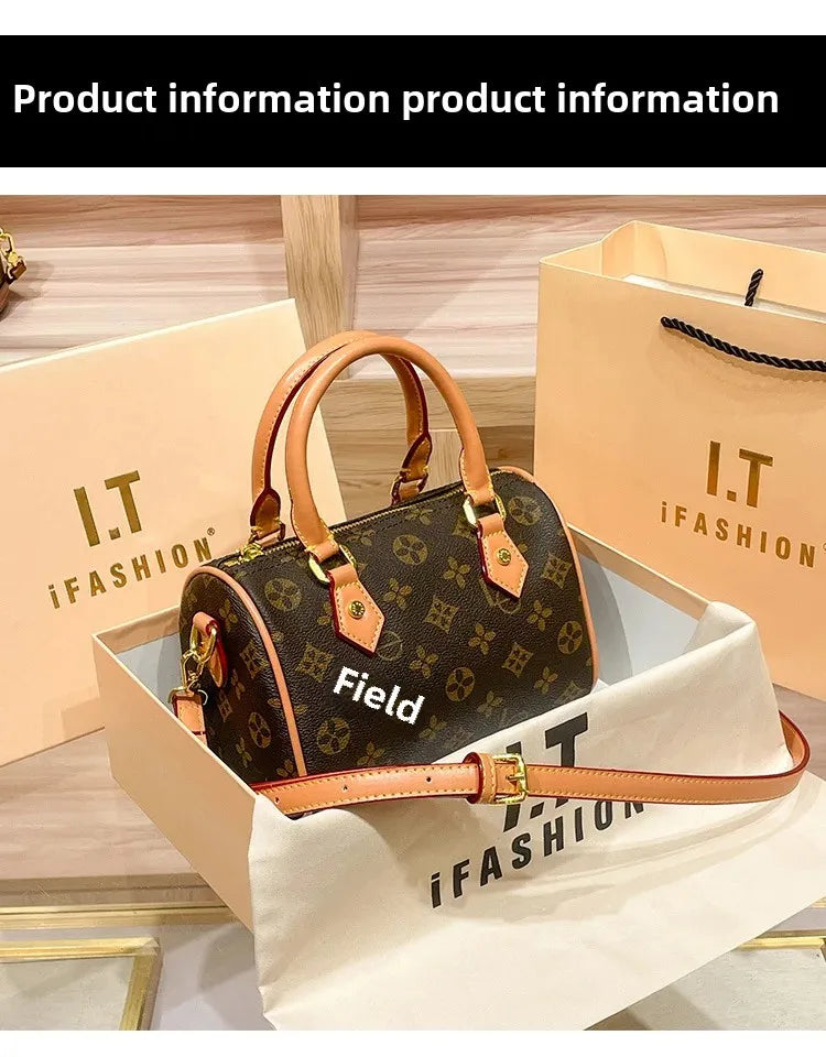 Women's Pillow Handbag Vintage Floral.Fashionable And Stylish Bag