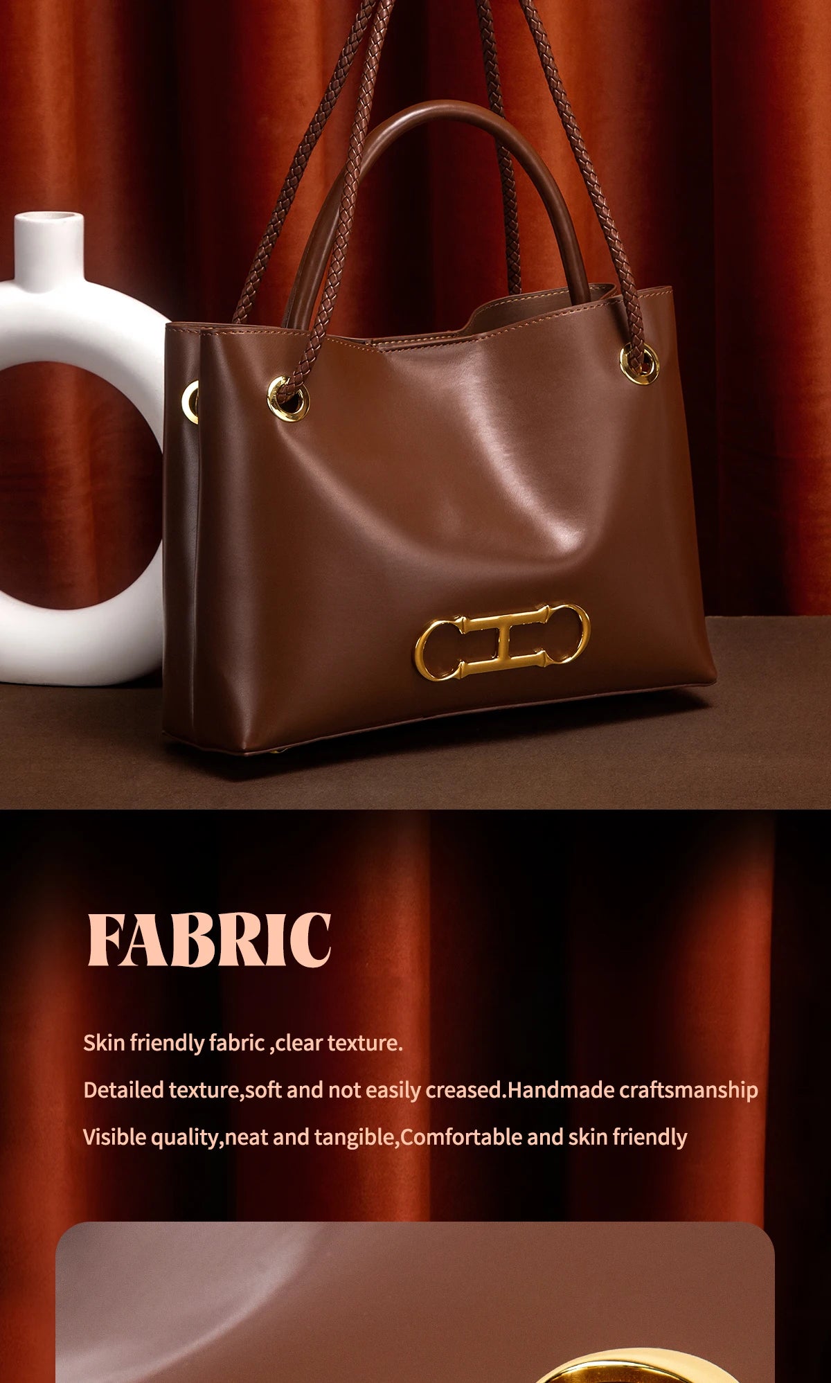 Classic Luxury Design Women's New Handbag Business Commuter