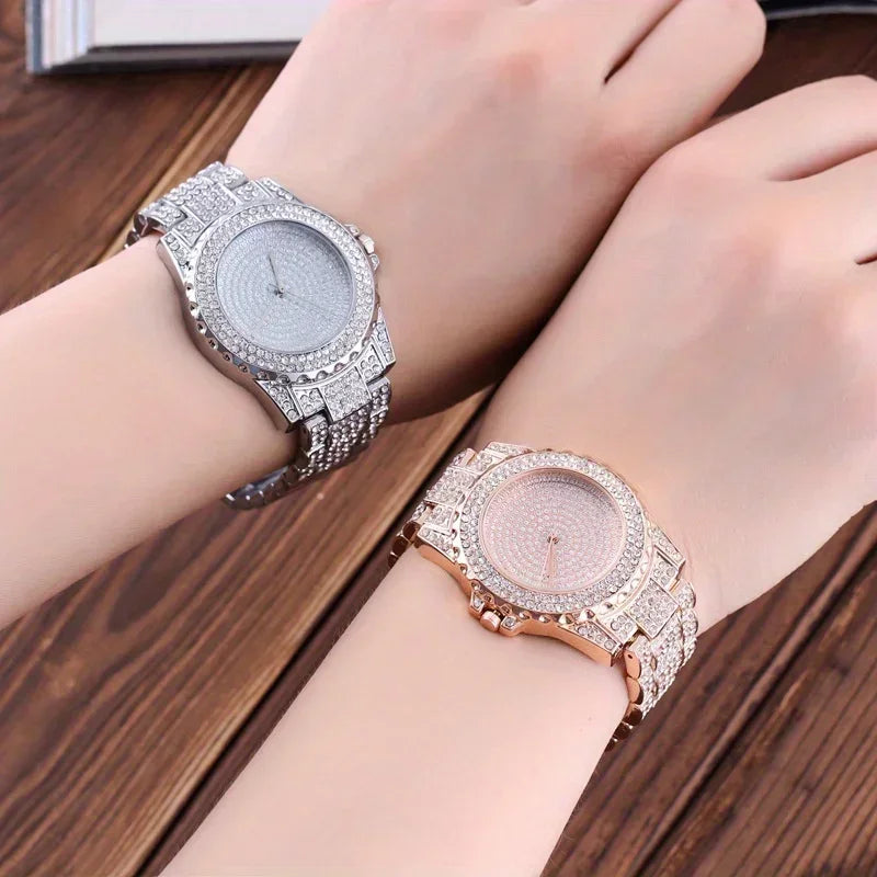 Fashion Crystal Full Steel Women Watches Ladies Wristwatch Quartz Woman