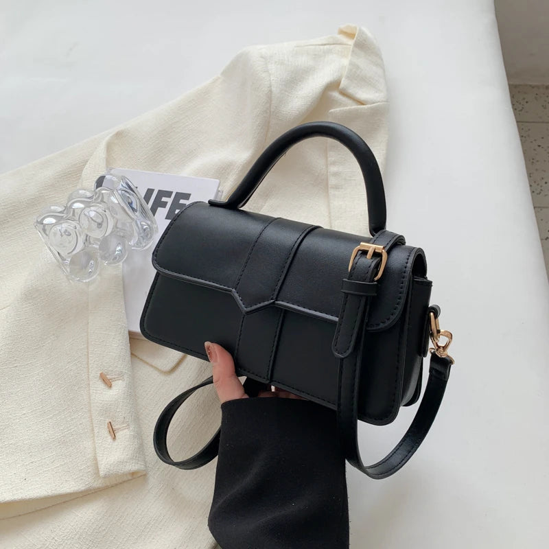 Leather Shoulder Bag.Fashion Crossbody Bags Vintage  Underarm Bag