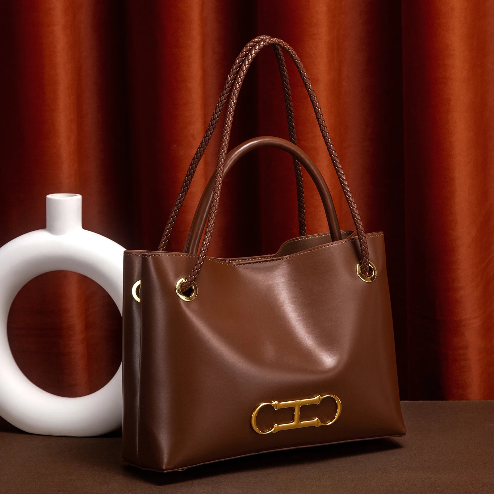 Classic Luxury Design Women's New Handbag Business Commuter
