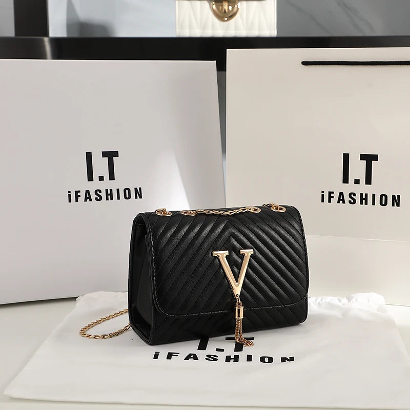 Embroidery Women Crossbody Bag Thread Luxury Handbag.Shoulder Bag