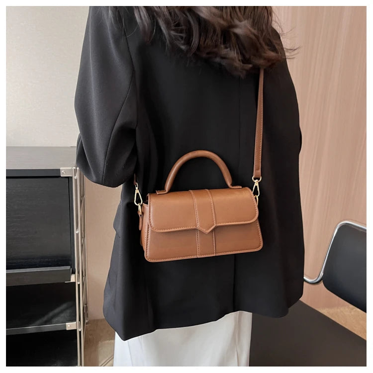 Leather Shoulder Bag.Fashion Crossbody Bags Vintage  Underarm Bag