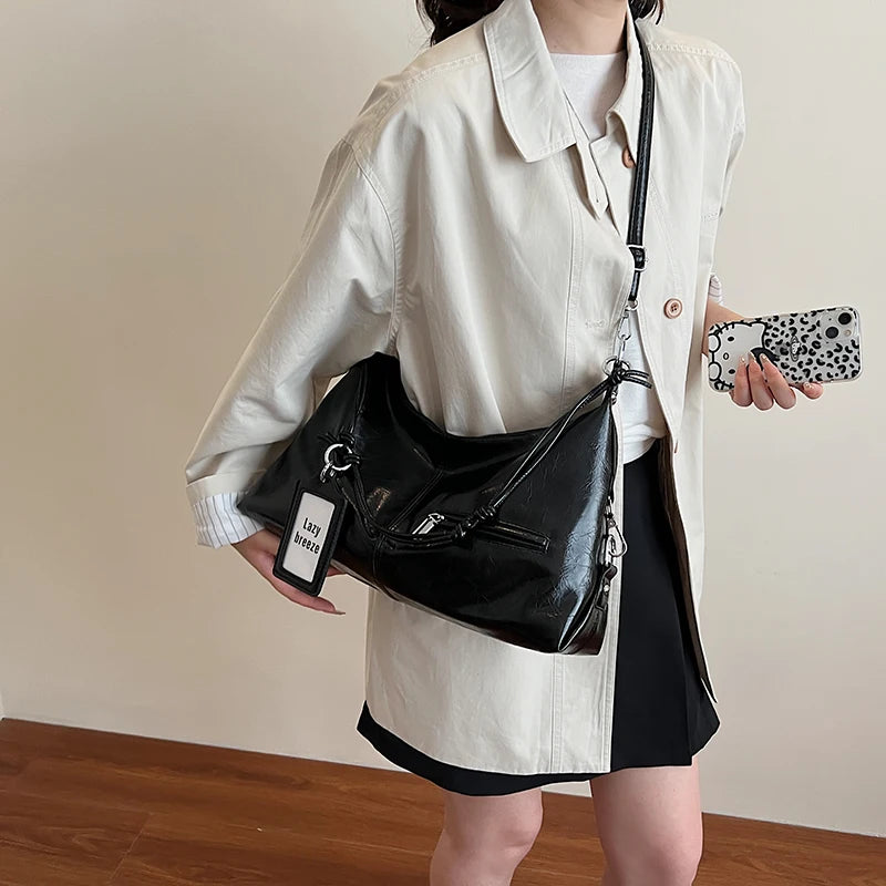 Leather Crossbody Shoulder Bag for Women 2025 Luxury Designer