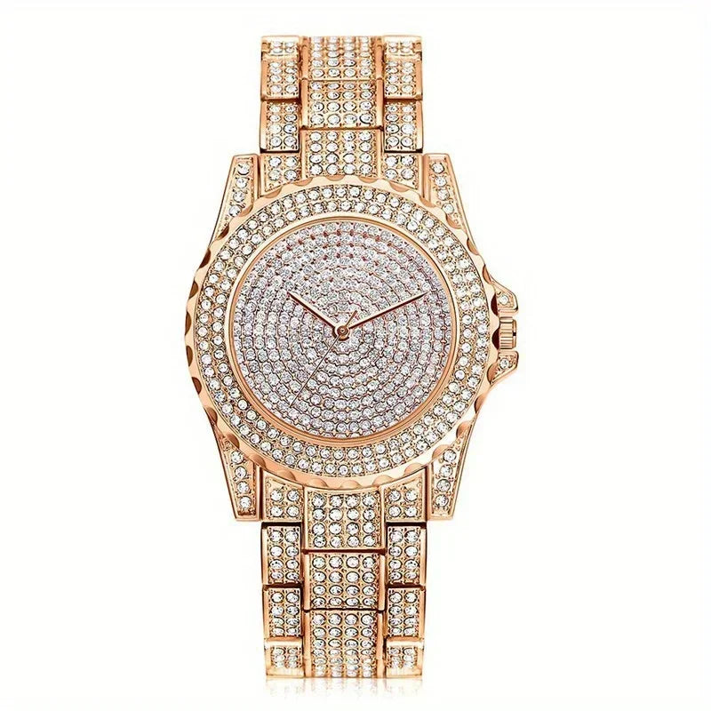 Fashion Crystal Full Steel Women Watches Ladies Wristwatch Quartz Woman