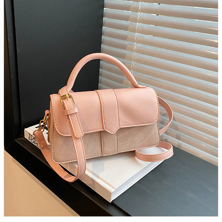 Leather Shoulder Bag.Fashion Crossbody Bags Vintage  Underarm Bag