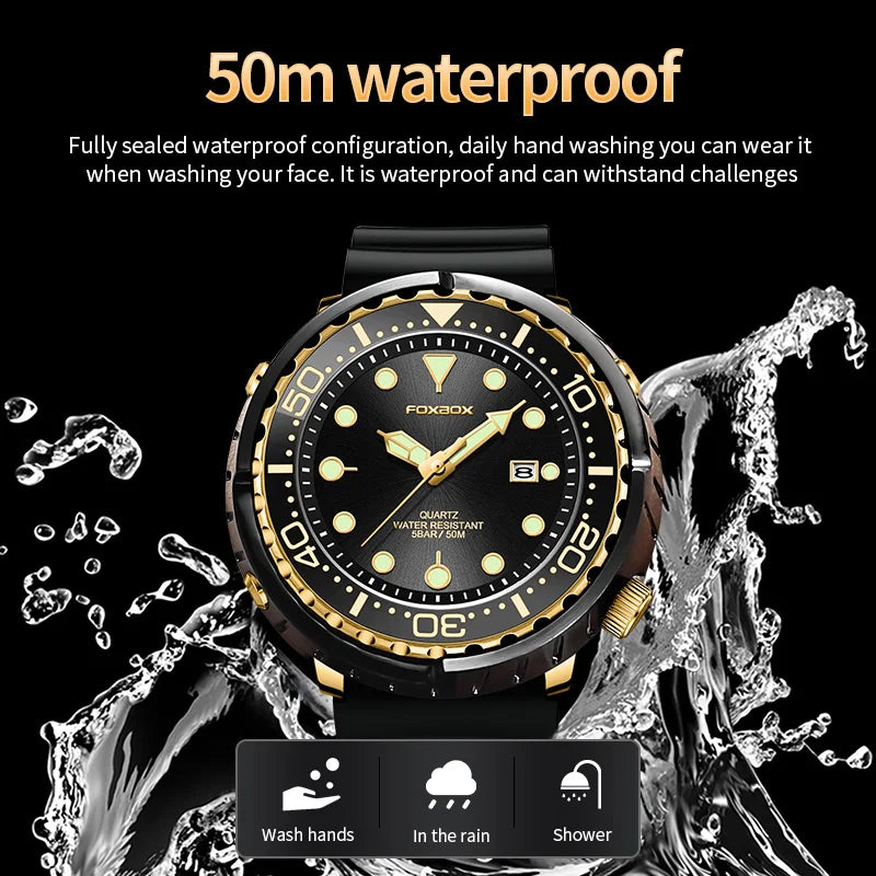 Fashion Spirt Watch For Men Top Brand Luxury