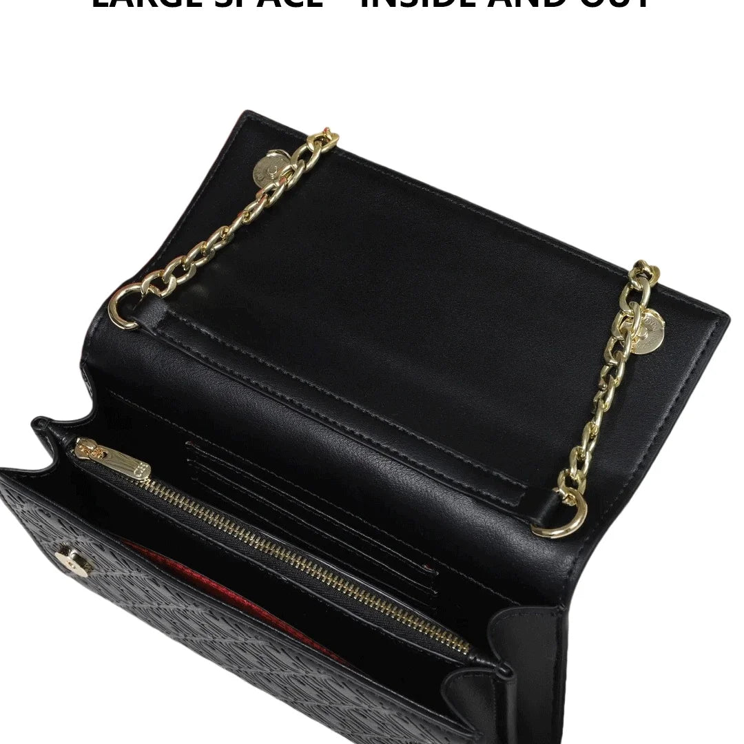 Exquisite Craftsmanship Women's Crossbody Bag. Luxury Design Chain Bag