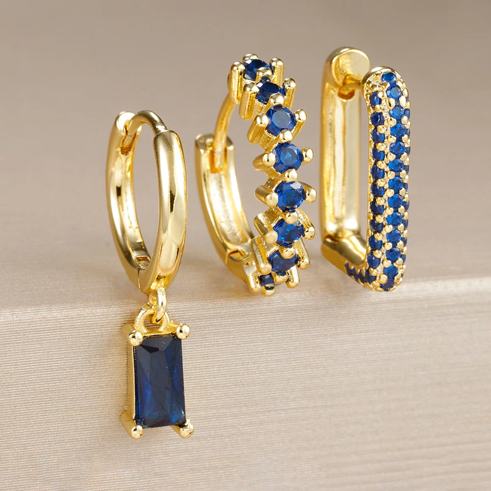 Multi-Shape Earrings Set