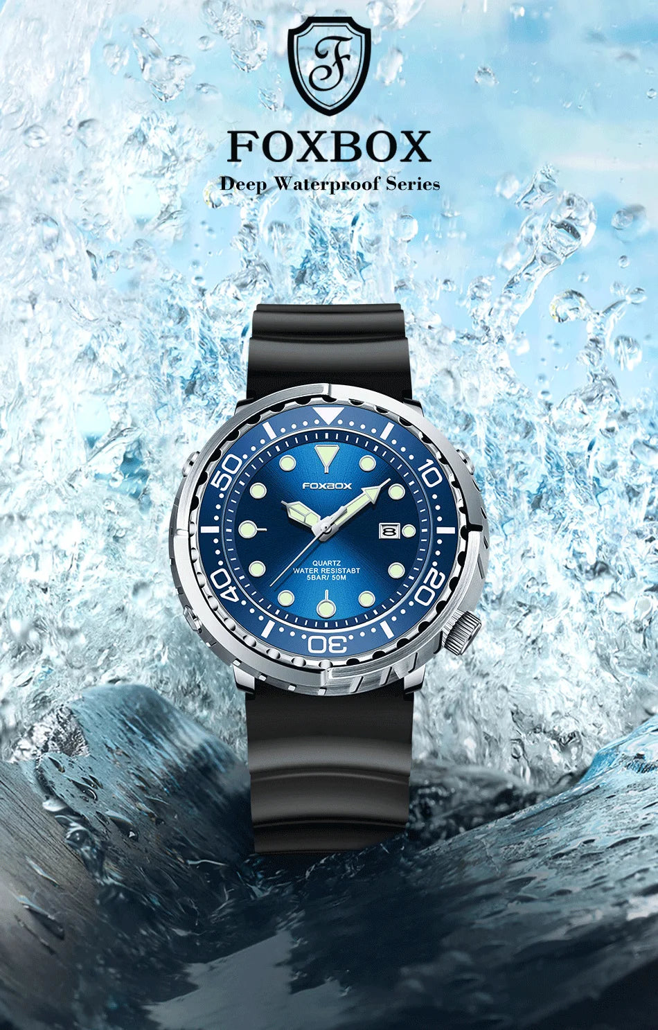 Fashion Spirt Watch For Men Top Brand Luxury