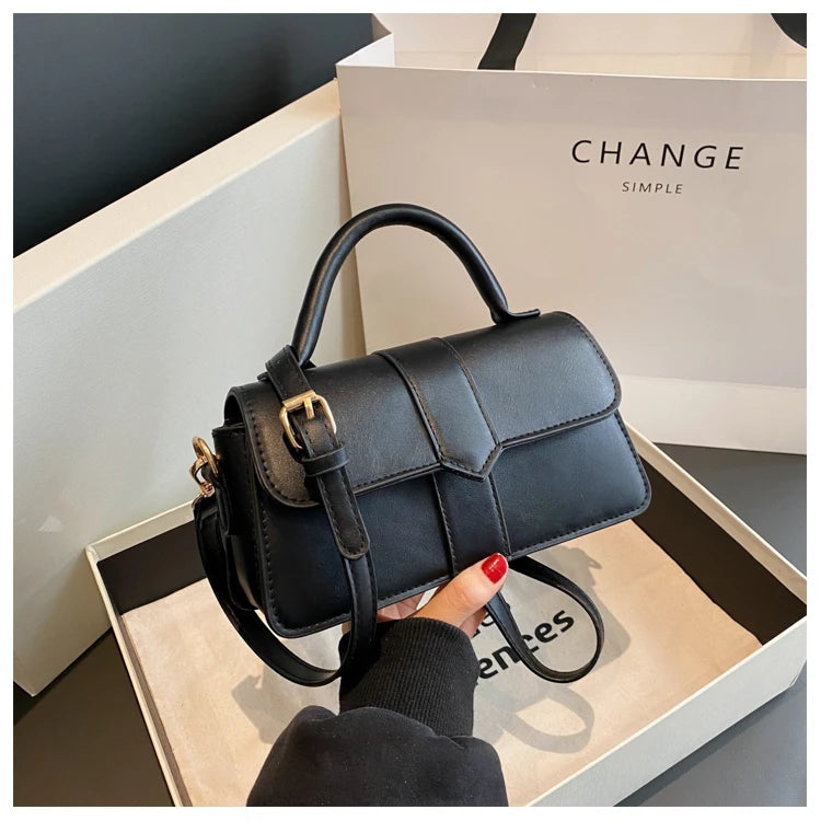 Leather Shoulder Bag.Fashion Crossbody Bags Vintage  Underarm Bag