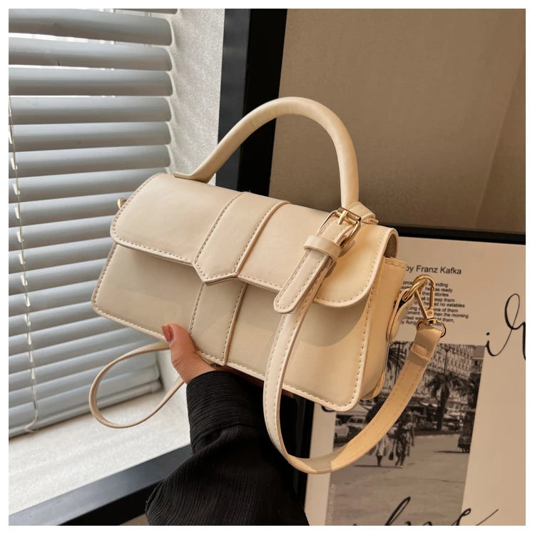 Leather Shoulder Bag.Fashion Crossbody Bags Vintage  Underarm Bag