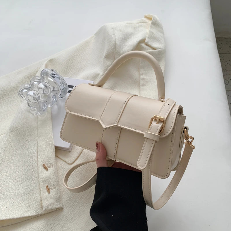 Leather Shoulder Bag.Fashion Crossbody Bags Vintage  Underarm Bag